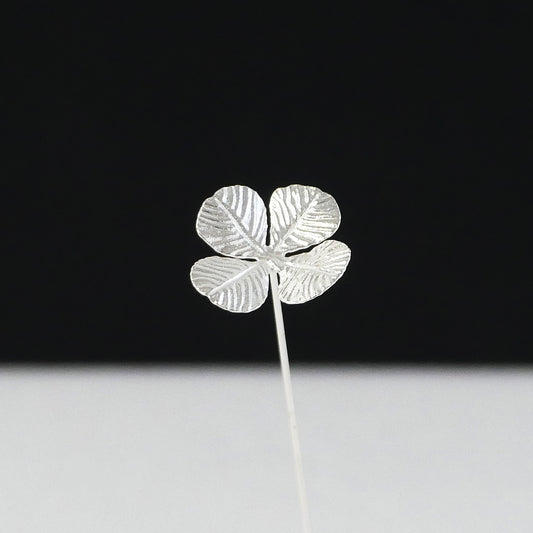 四つ葉モチーフのシルバー925製一輪挿し|Vita Ramus Botanical Objet|JFS001