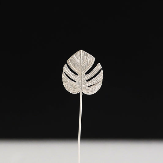 モンステラモチーフのシルバー925製一輪挿し|Vita Ramus Botanical Objet|JFS003