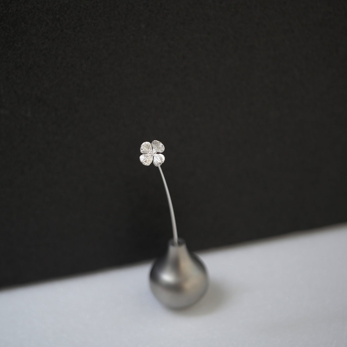 ミニ四つ葉クローバー Mini Clover|シルバー925製 一輪挿し SV01-1