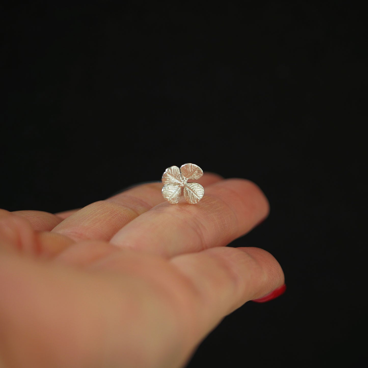 ミニ四つ葉クローバー Mini Clover|シルバー925製 一輪挿し SV01-1