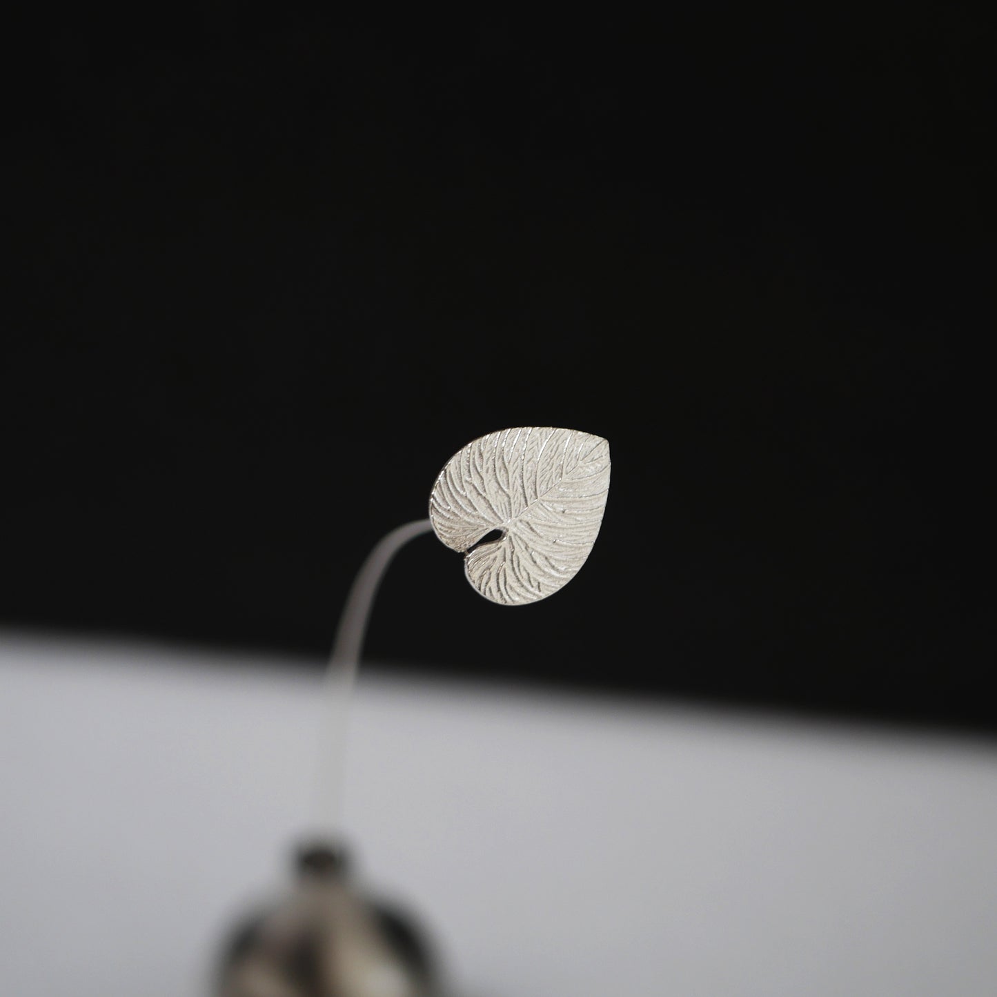 ハートリーフモチーフ Monstera |シルバー925製 一輪挿し SV03