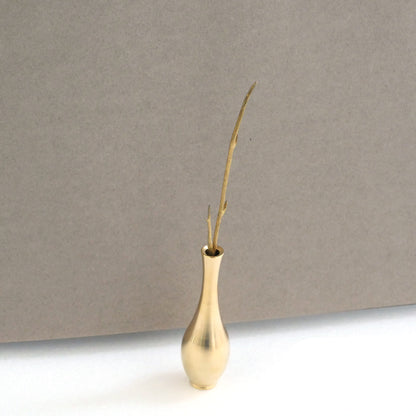 ささやく 枝 真鍮製一輪挿しオブジェ JF039