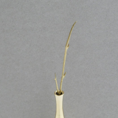 ささやく 枝 真鍮製一輪挿しオブジェ JF039