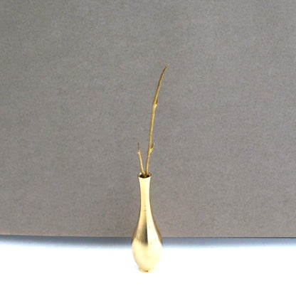 ささやく 枝 真鍮製一輪挿しオブジェ JF039