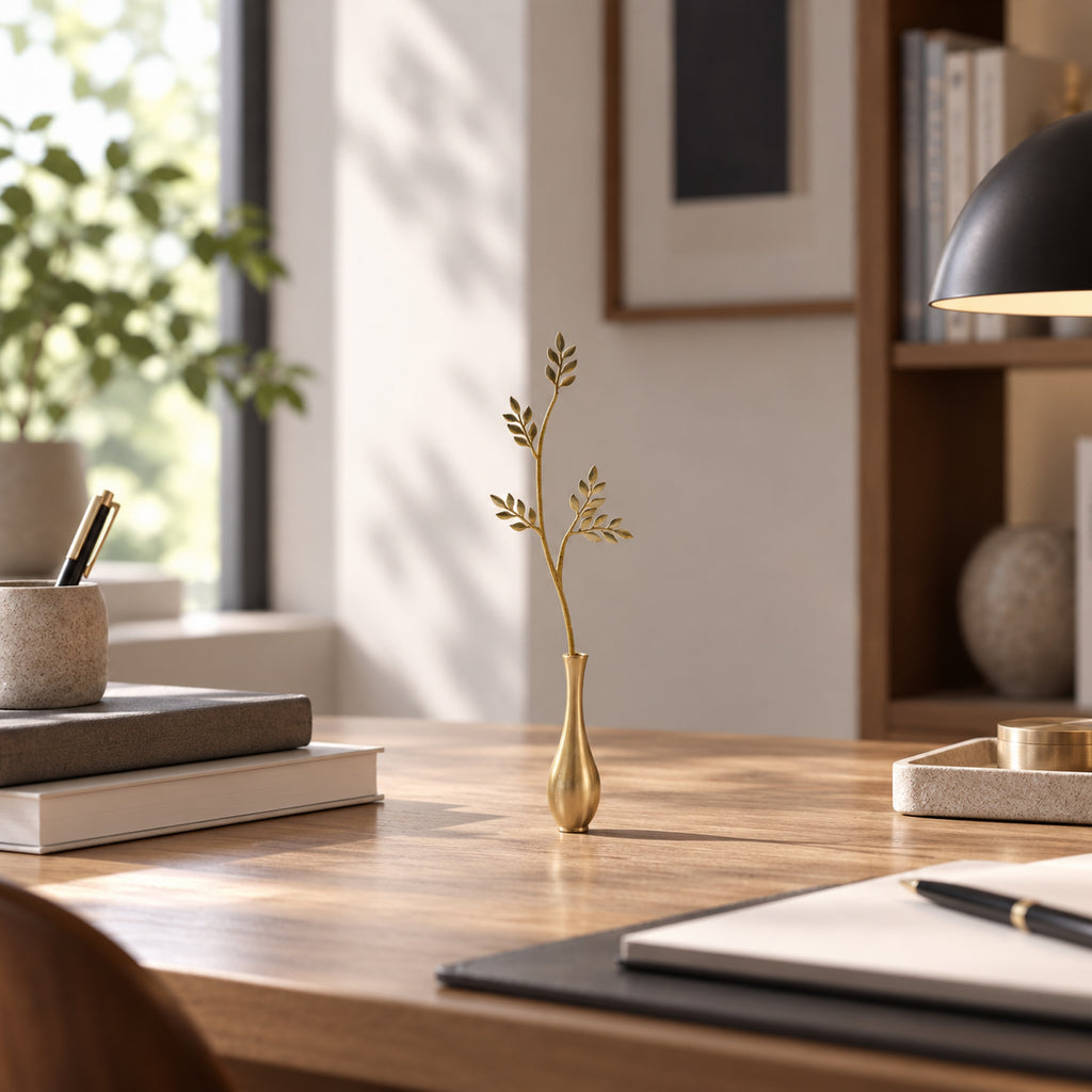 Olivo Decorativo in Ottone