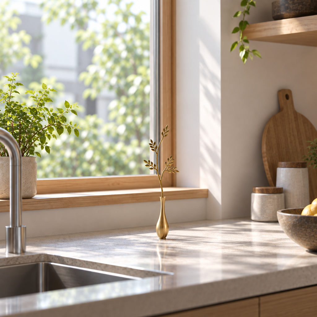 Olivo Decorativo in Ottone