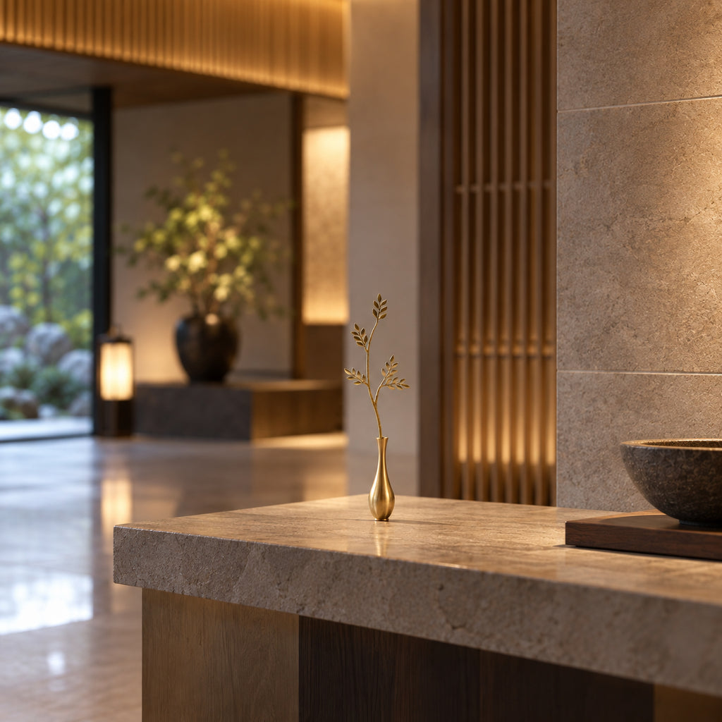 Olivo Decorativo in Ottone