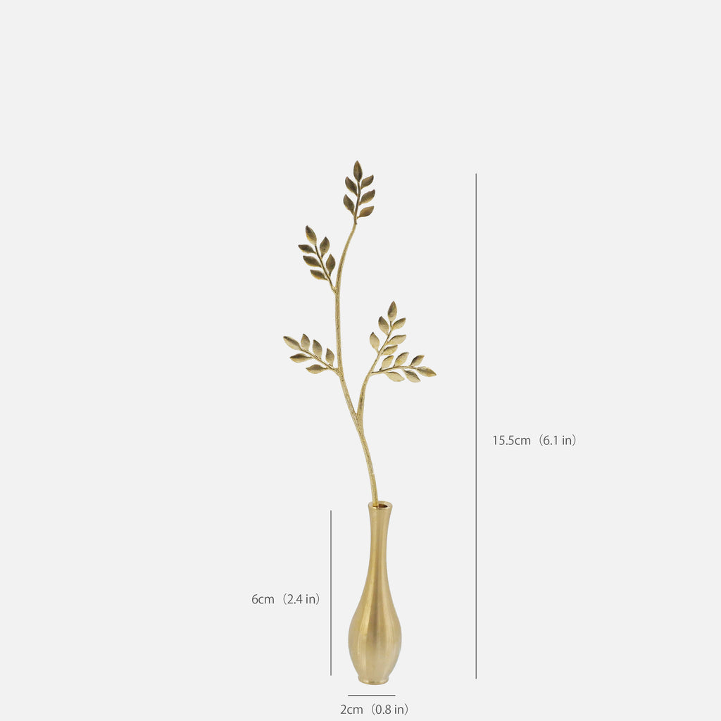 Olivo Decorativo in Ottone