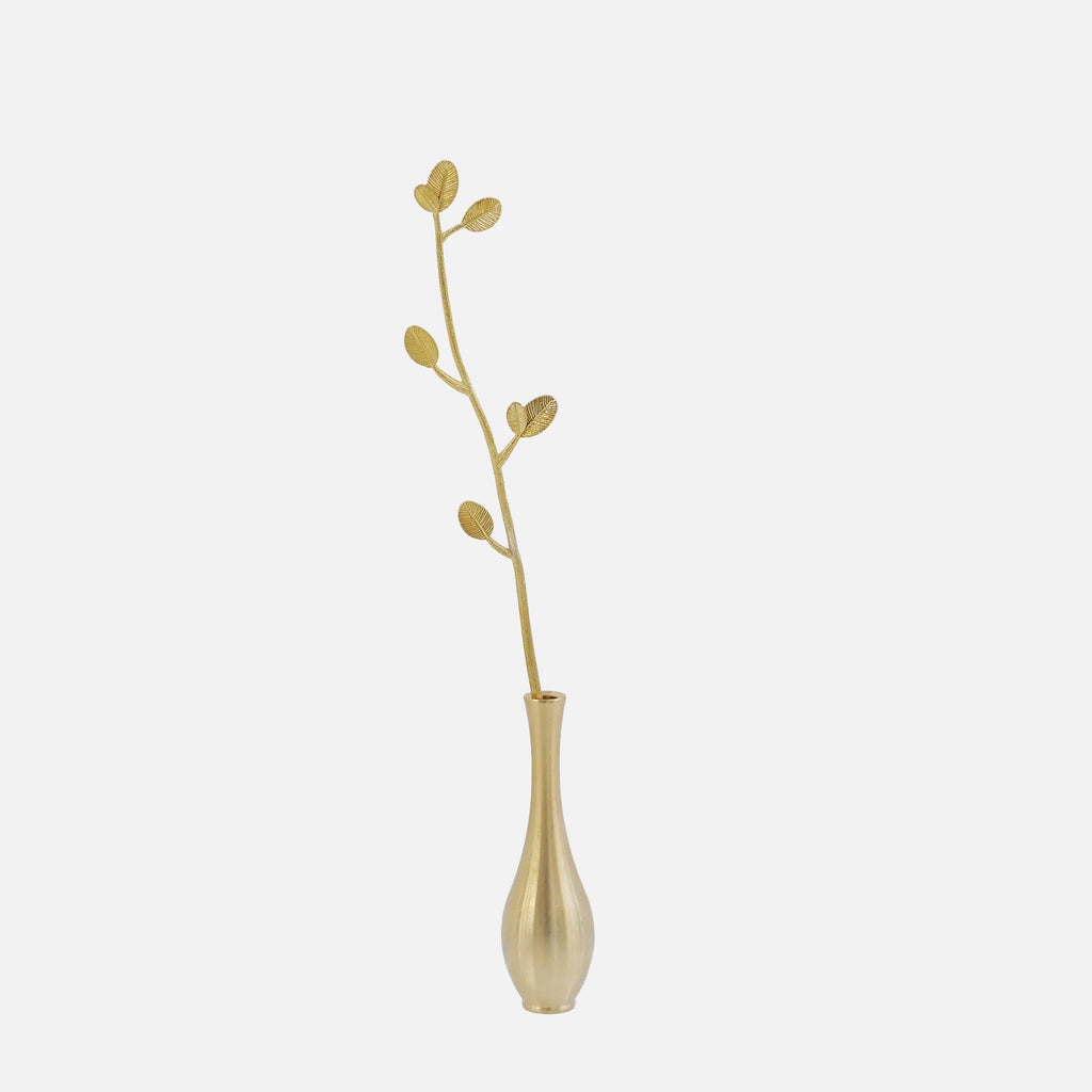 Foglia Decorativa in Ottone