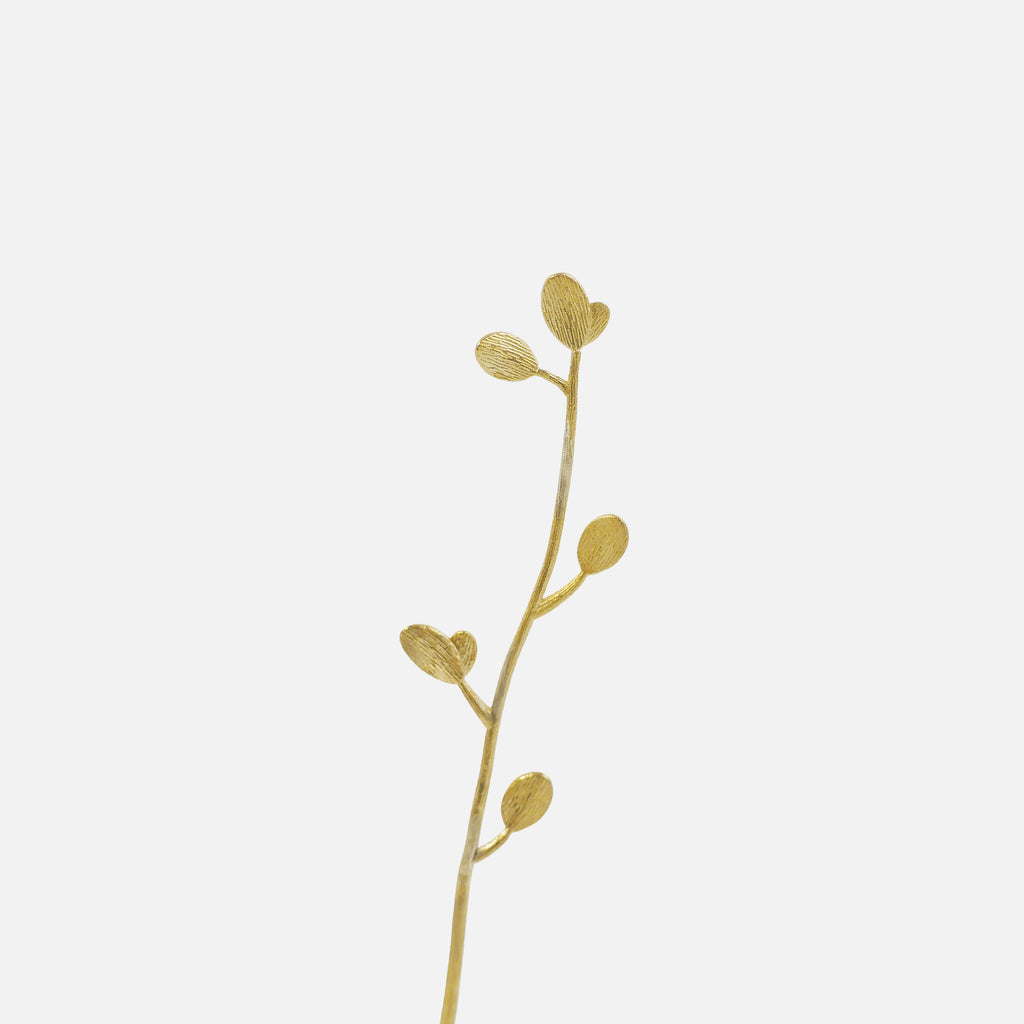 Foglia Decorativa in Ottone