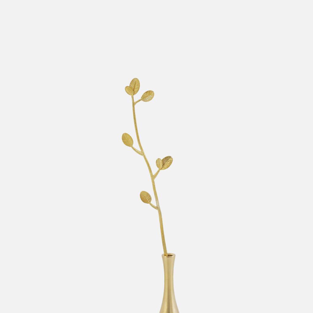 Foglia Decorativa in Ottone