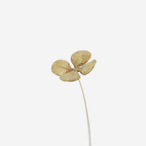 Grande Trifoglio Decorativo in Ottone