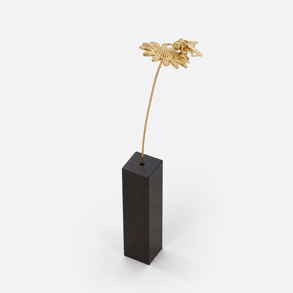 Girasole e Ape Decorativi in Ottone