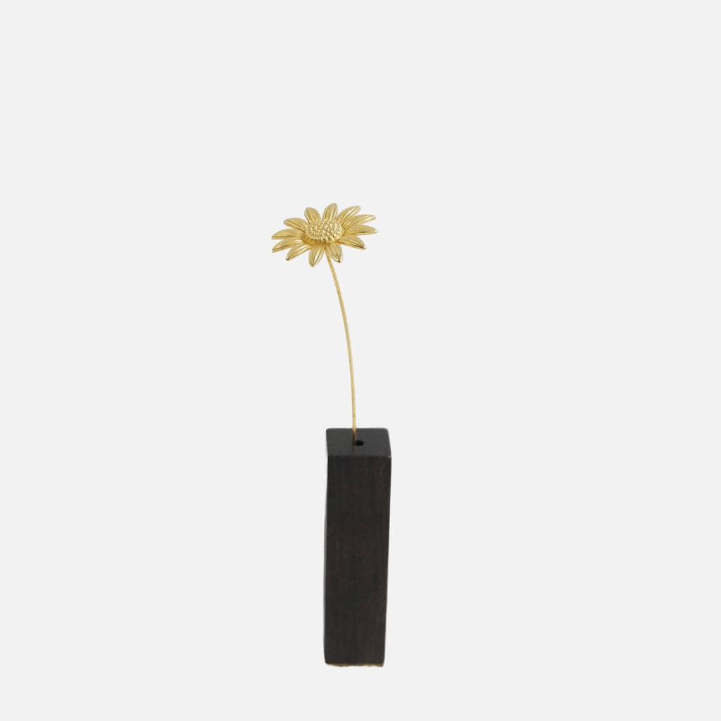 Girasole Decorativo in Ottone