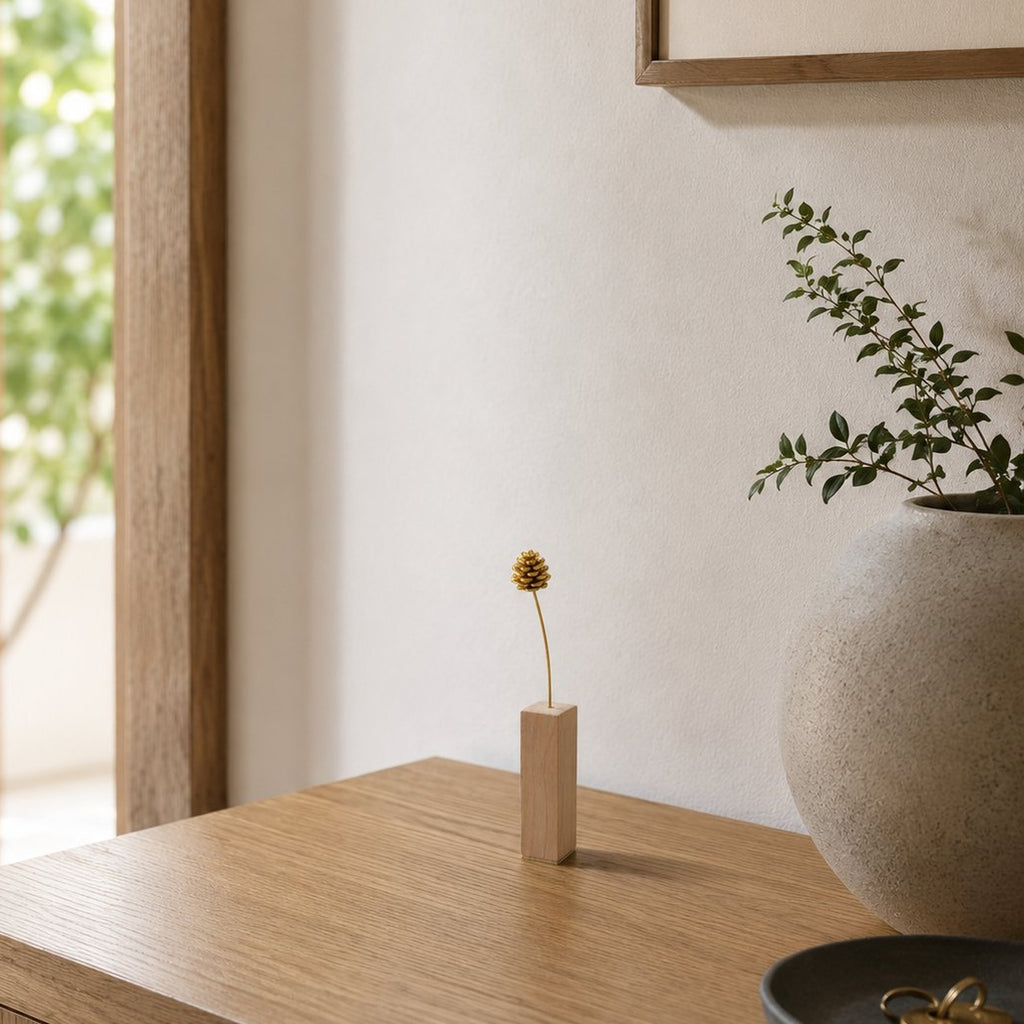 Grande Pigna Decorativa in Ottone