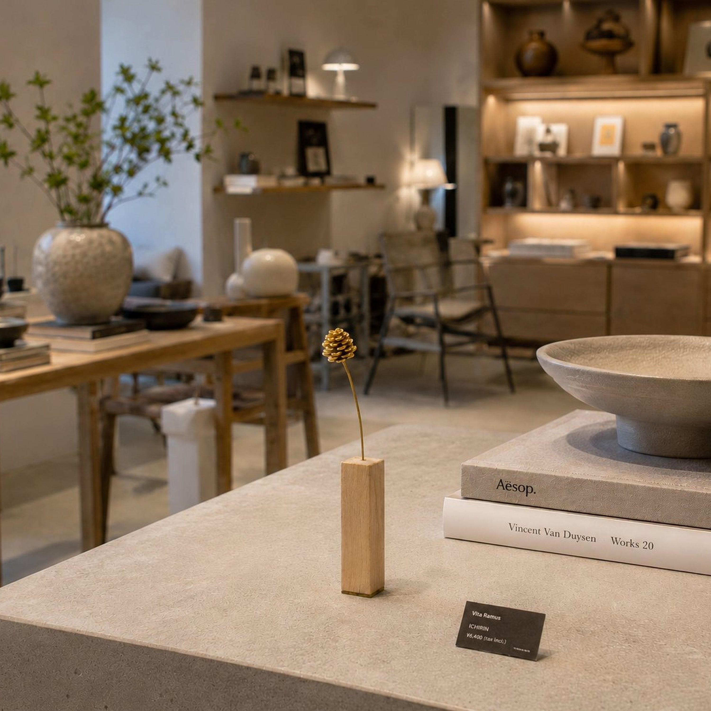 Grande Pigna Decorativa in Ottone