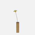 Brass Wildflower Mini Sculpture with Choice of Wooden Vase