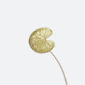 WATER LILY LEAF | Water Lily Brass Botanical Object
