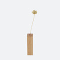 Mountain Sakura Motif Brass Mini Object with Wooden Vase