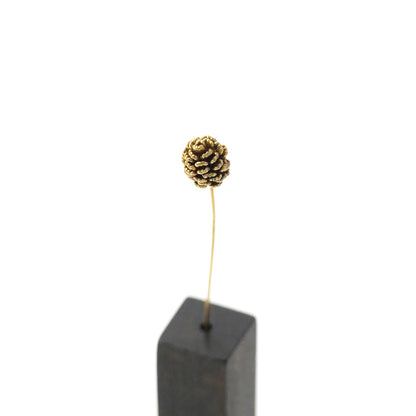 松ぼっくり｜真鍮製一輪挿し オブジェ JF060