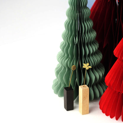 松ぼっくり｜真鍮製一輪挿し オブジェ JF060