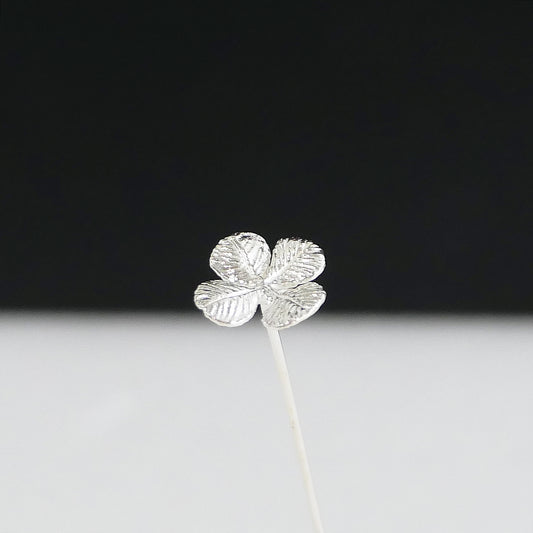 ミニ四つ葉モチーフのシルバー925製一輪挿し｜Vita Ramus Botanical Objet｜JFS002
