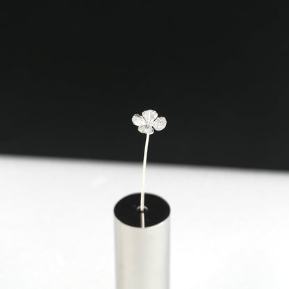 ミニ四つ葉モチーフのシルバー925製一輪挿し｜Vita Ramus Botanical Objet｜JFS002