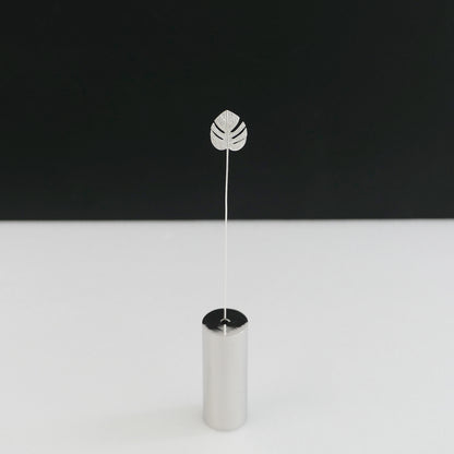 モンステラモチーフのシルバー925製一輪挿し｜Vita Ramus Botanical Objet｜JFS003