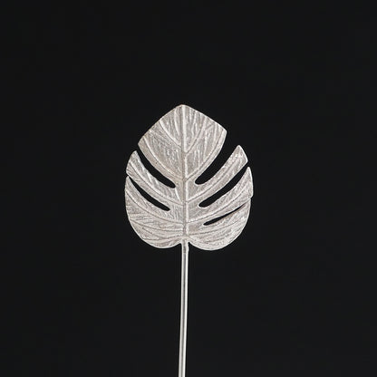 モンステラモチーフのシルバー925製一輪挿し｜Vita Ramus Botanical Objet｜JFS003