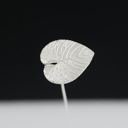 ハートモンステラのシルバー925製一輪挿し｜Vita Ramus Botanical Objet｜JFS004
