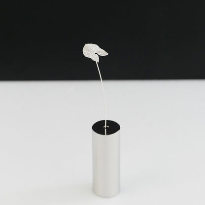 アロカシアモチーフのシルバー925製一輪挿し｜Vita Ramus Botanical Objet｜JFS005