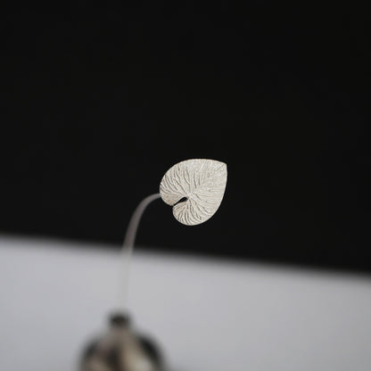 ハートリーフモチーフ Monstera ｜シルバー925製 一輪挿し SV03